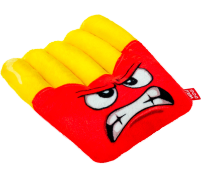 WAUDOG Fun Plush Іграшка для собак Картопля фрі, плюш, Ш 12 см, Д 14,5 см