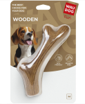 WAUDOG Fun Wooden Іграшка для собак Ріг жувальний, дерево, полімер, розмір M, 19 см